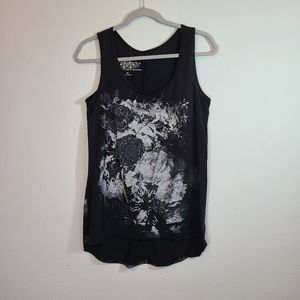 Black Tank Top Hi-Low Style Maurices Premium